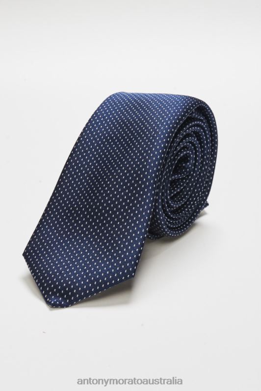 ZJ62L370 Accessories Men Antony Morato Multicolor Tie In Silk With Micro Polka Dots