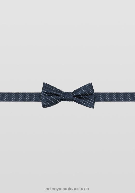 ZJ62L377 Accessories Men Antony Morato Multicolor Silk Bow Tie With Microdots