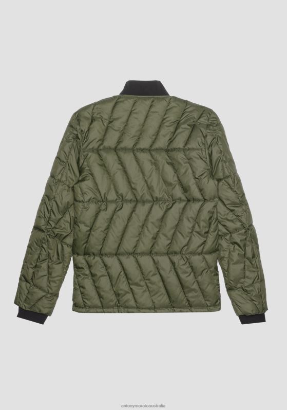 ZJ62L25 Clothing Men Antony Morato 4074 Regular-Fit Jacket In Technical Fabric With Sorona Aura Eco-Friendly Padding